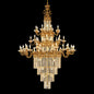 Palace Royale Brass Chandelier