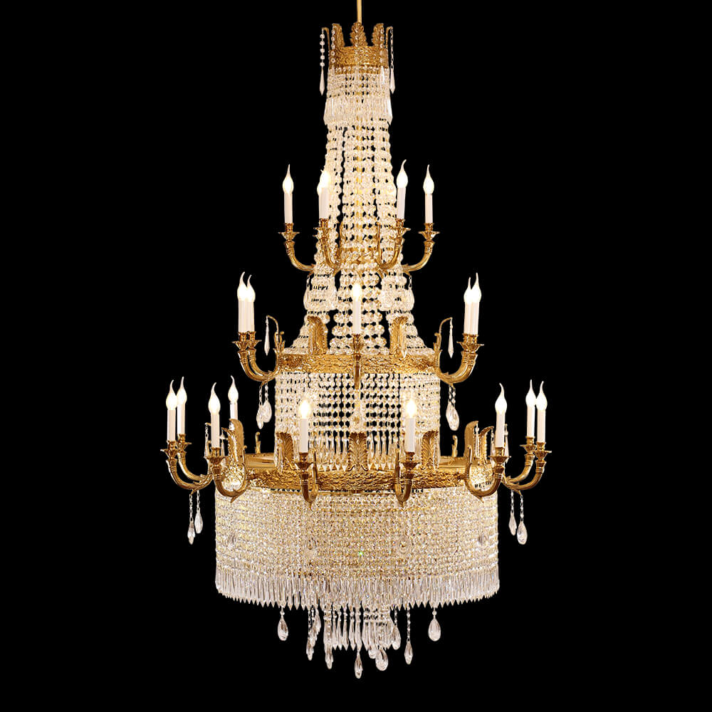 Grand Palais Brass Chandeliers